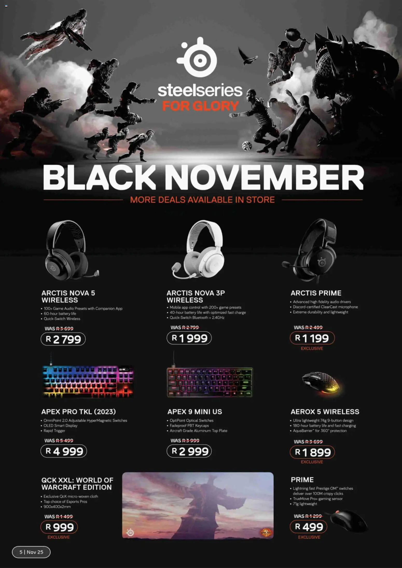 New Computer Mania catalogue – valid from 01.11.2025 | Page: 6 | Products: Audio, Microphone, Plate, Battery