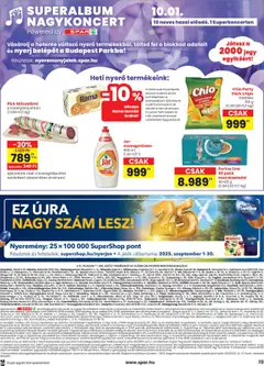 Spar akciós ujság - amely érvényes a következő dátumtól: 11.09.2025 | Oldal: 19