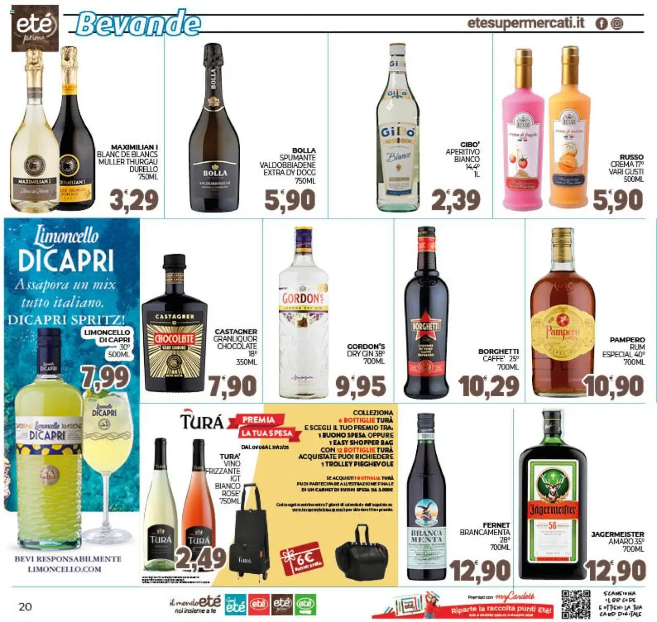 Volantino Eté del 25.07.2025 | Pagina: 20 | Prodotti: Crema, Spumante, Menta, Aperitivo