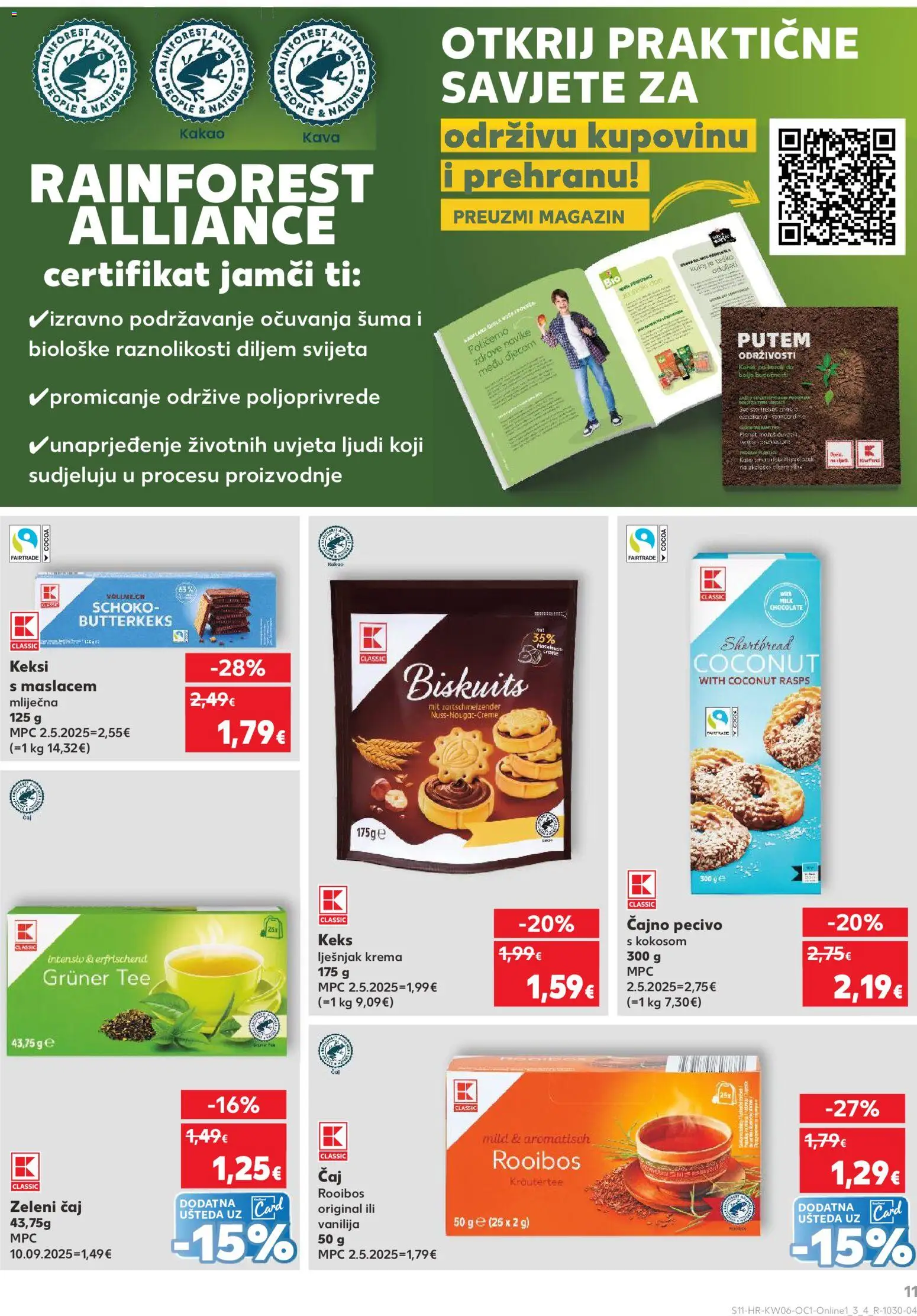 Kaufland katalog | vrijedi od 04.02.2026 | Stranica: 11 | Proizvodi: Kava, Čaj, Lješnjak, Kakao