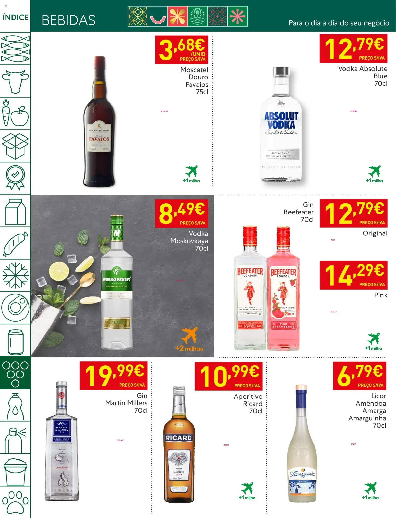 Recheio folheto │ válido de 18.11.2025 | Página: 38 | Produtos: Licor, Gin, Vodka