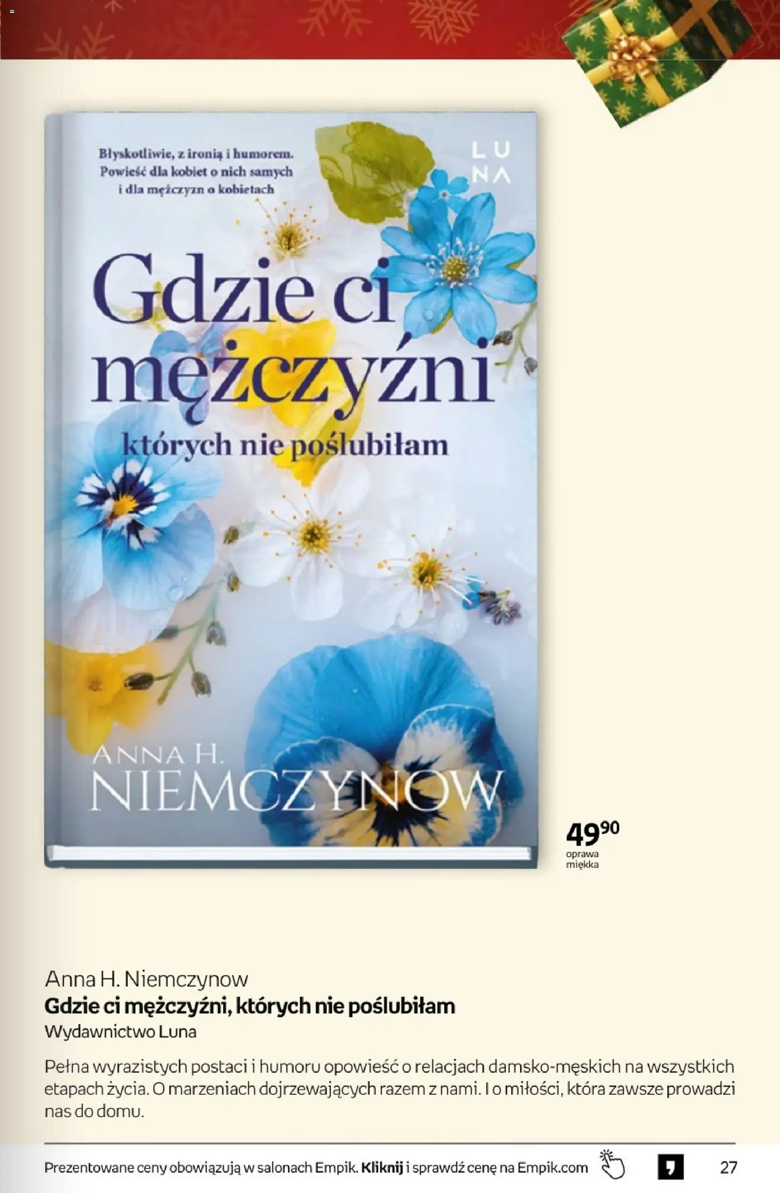 Empik promocje - Tom kultury Książki od 10.12.2025 | Strona: 27
