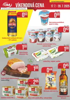 Nitrazdroj víkendové ceny CBA - náhľad platný od 17.07.2025
