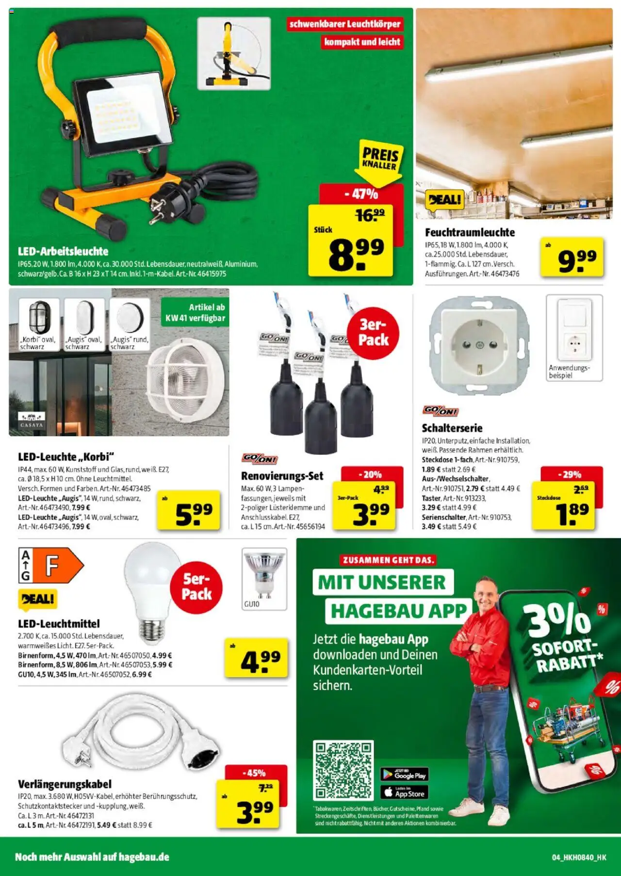 Hagebau Prospekt Bad Wildungen – gültig ab 27.09.2025 | Seite: 8 | Produkte: Steckdose