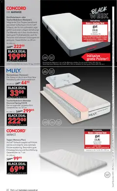 Matratzen Concord - Black Friday ab 26.11.2025 gültig | Seite: 2 | Produkte: Matratze