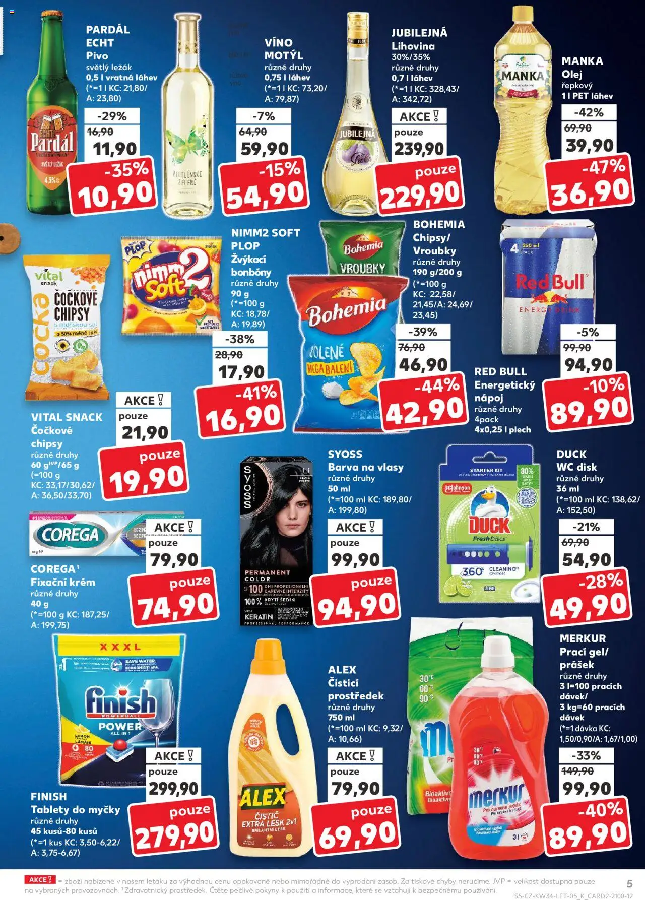 Kaufland leták - Chomutov od 20.08.2025 | Strana: 5 | Produkty: Syoss, Víno, Bonbóny, Víno Motýl
