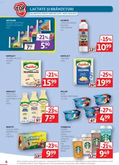 Noul catalog Auchan – valabil de la 10.09.2025 | Pagină: 4 | Produse: Cașcaval, Lapte, Brânză, Iaurt