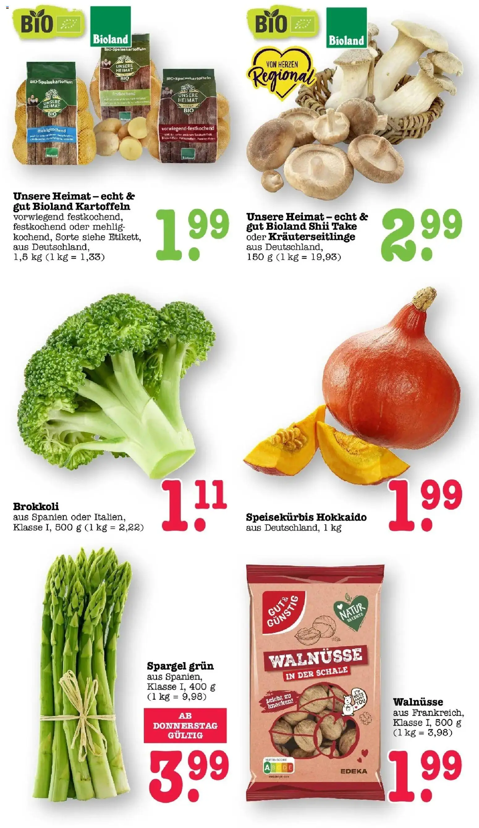 Edeka prospekt Wörth Am Rhein	 – gültig ab 02.03.2026 | Seite: 3 | Produkte: Walnüsse, Spargel, Kartoffeln, Brokkoli