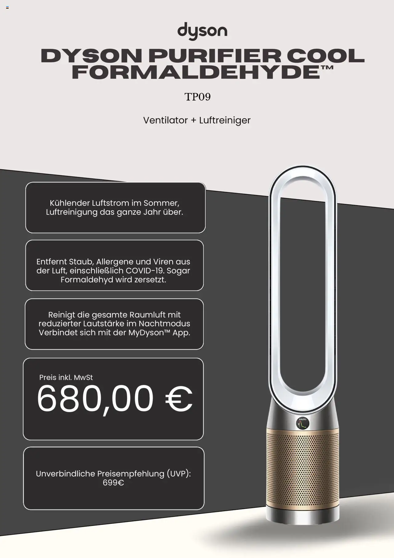 Dyson Prospekt 	 - gültig ab dem 08.08.2025 | Seite: 5 | Produkte: Dyson, Ventilator, Luftreiniger