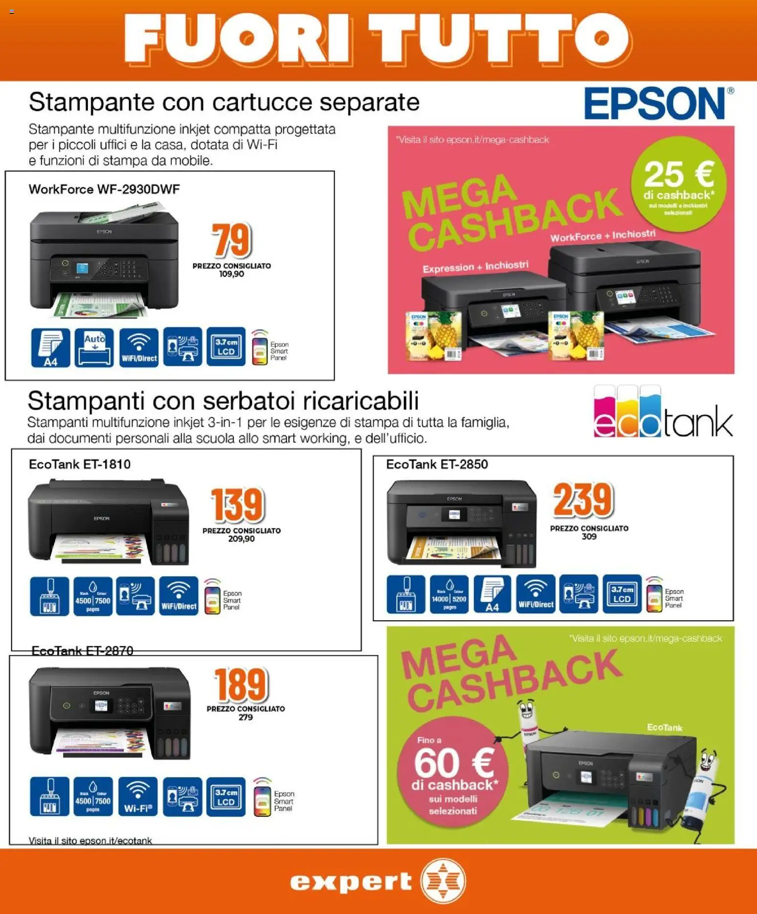 Volantino Expert del 27.12.2025 | Pagina: 19 | Prodotti: Stampante, Stampa