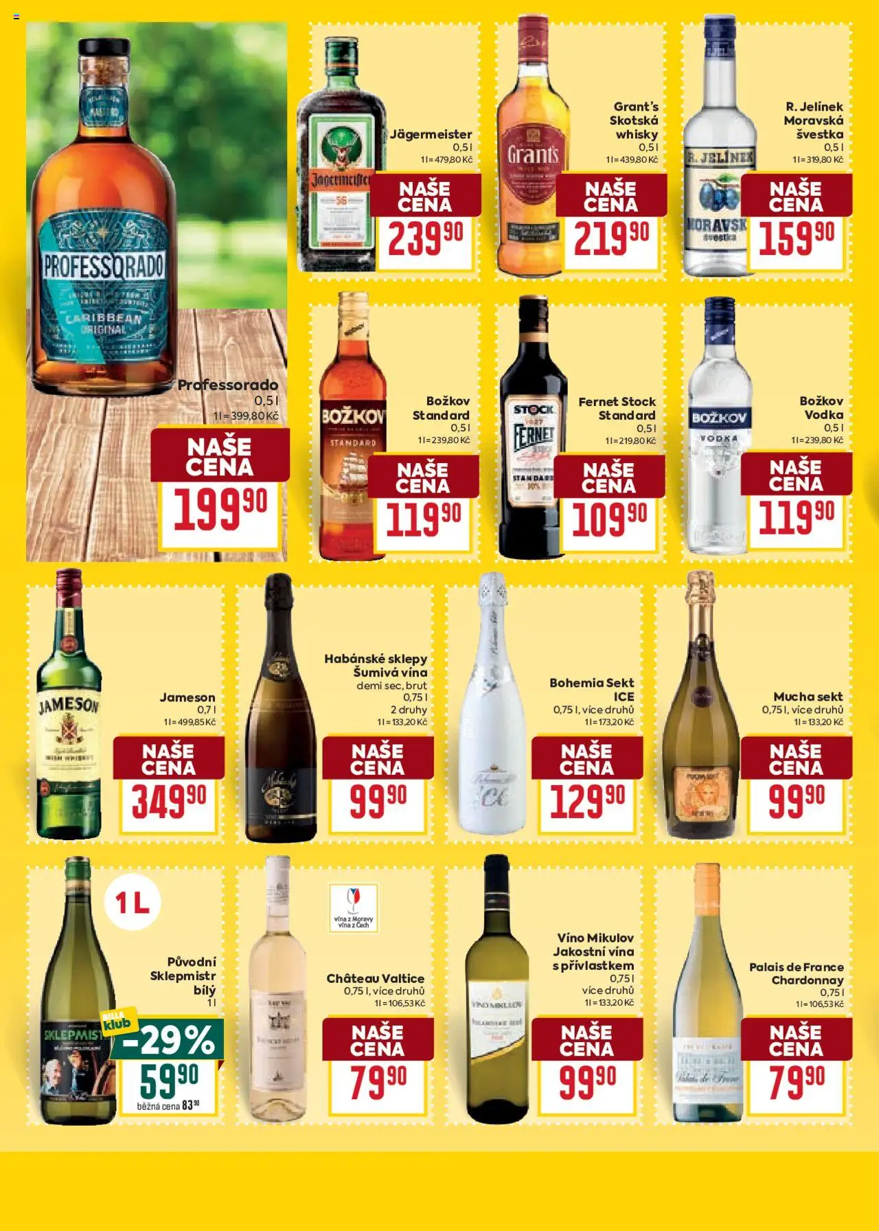 Billa Velký leták od 13.08.2025 | Strana: 23 | Produkty: Jägermeister, Habánské sklepy, Sekt, Mucha sekt
