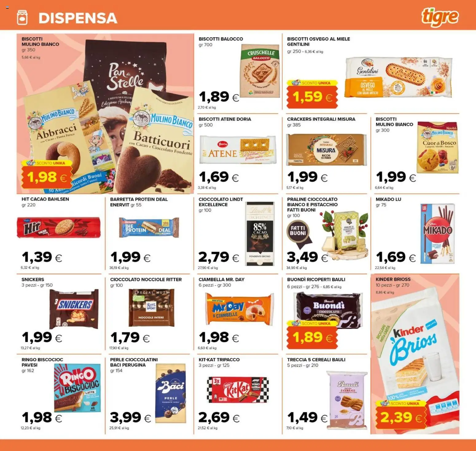 Volantino Tigre del 26.02.2026 | Pagina: 13 | Prodotti: Panna, Barretta, Miele, Cioccolatini