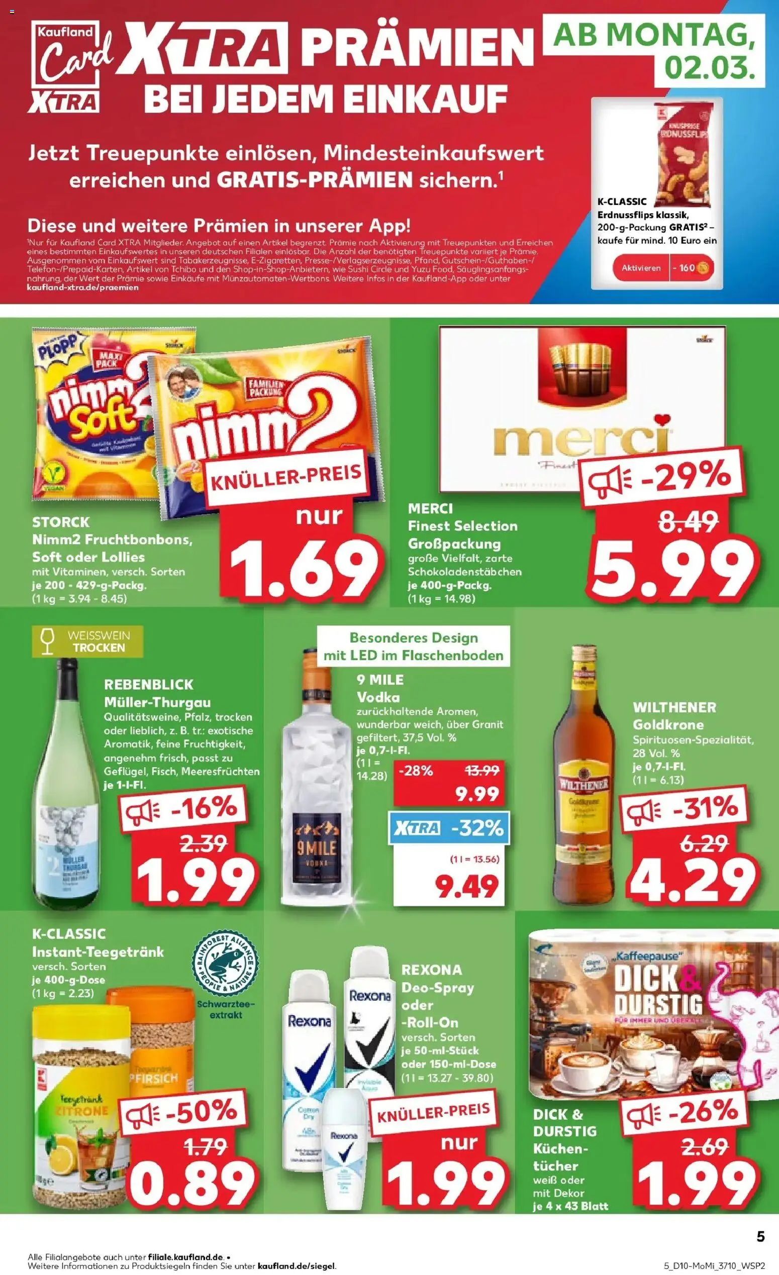Kaufland Prospekt Berlin	 – gültig ab 02.03.2026 | Seite: 5 | Produkte: Merci, Weißwein, Zitrone, Kuchen