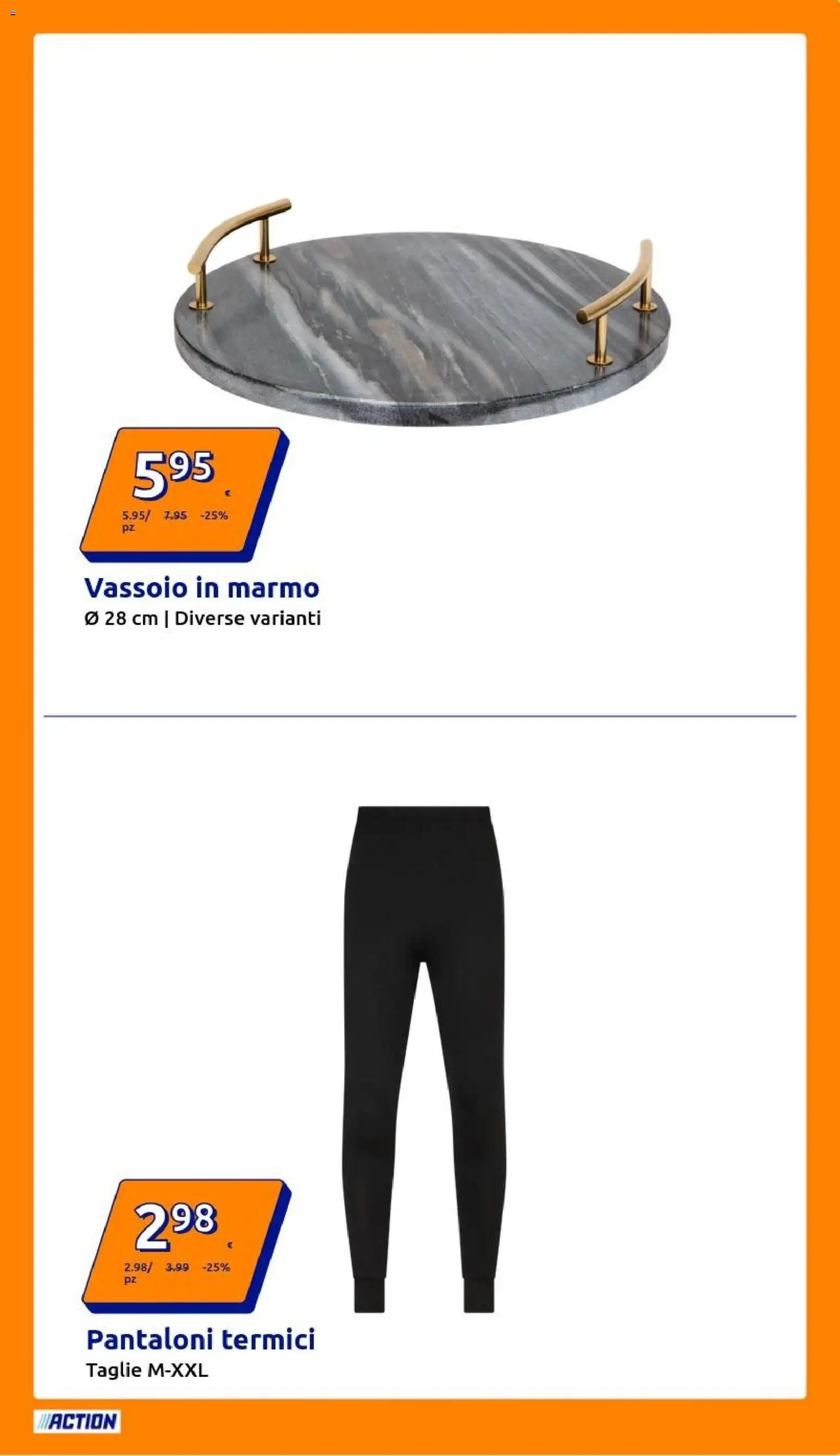 Volantino Action del 10.12.2025 | Pagina: 7 | Prodotti: Pantaloni, Vassoio