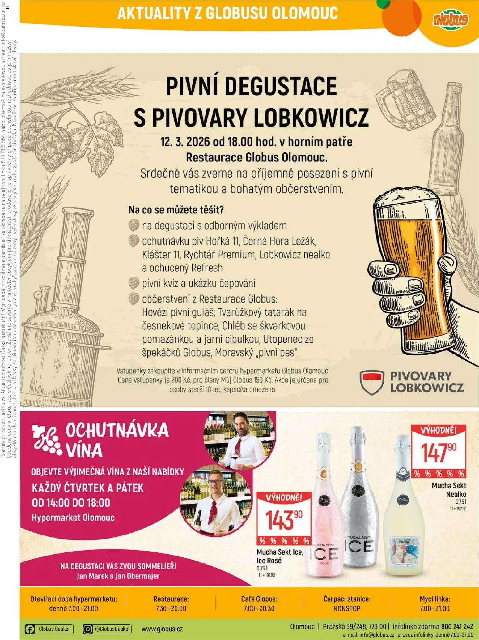 Globus leták - Olomouc od 25.02.2026 | Strana: 32 | Produkty: Chléb, Sekt, Pes, Tatarák