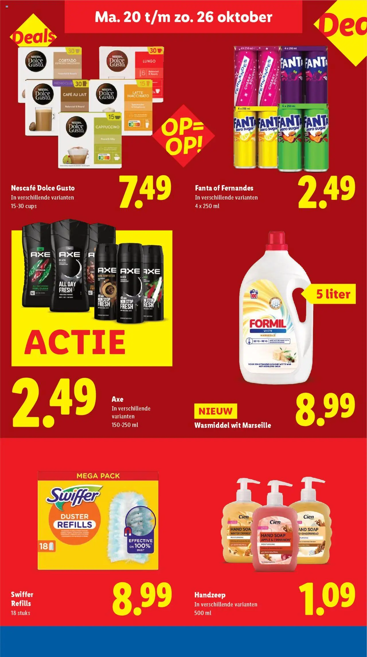 {H1} | Pagina: 15 | Producten: Fanta, Handzeep, Nescafe, Cappuccino