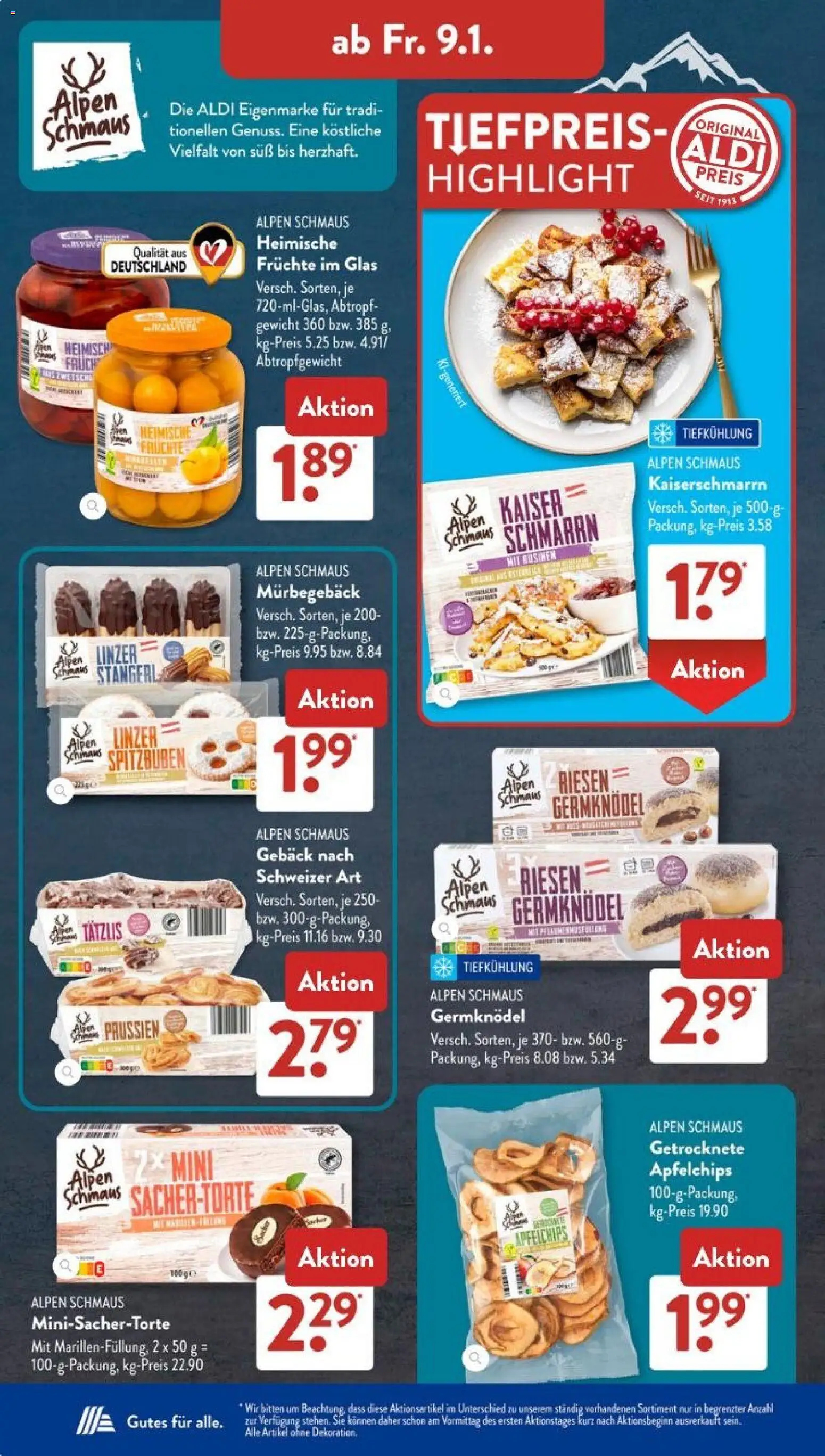 Aldi Süd Prospekt 	 – gültig ab 05.01.2026 | Seite: 28 | Produkte: Gewicht, Rosinen