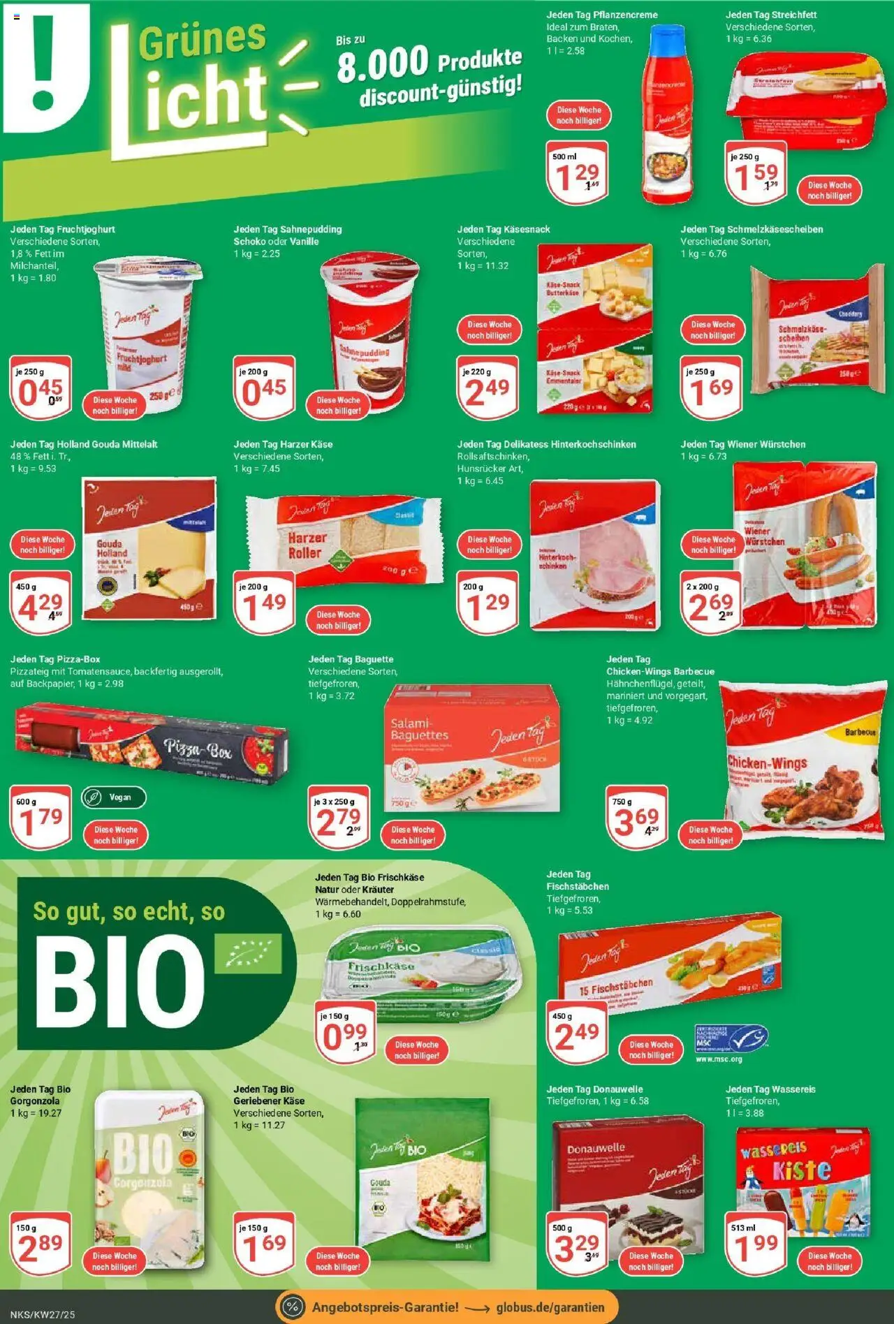 Globus prospekt Neunkirchen	 - gültig ab dem 29.06.2025 | Seite: 13 | Produkte: Fischstabchen, Salami, Schinken, Frischkase