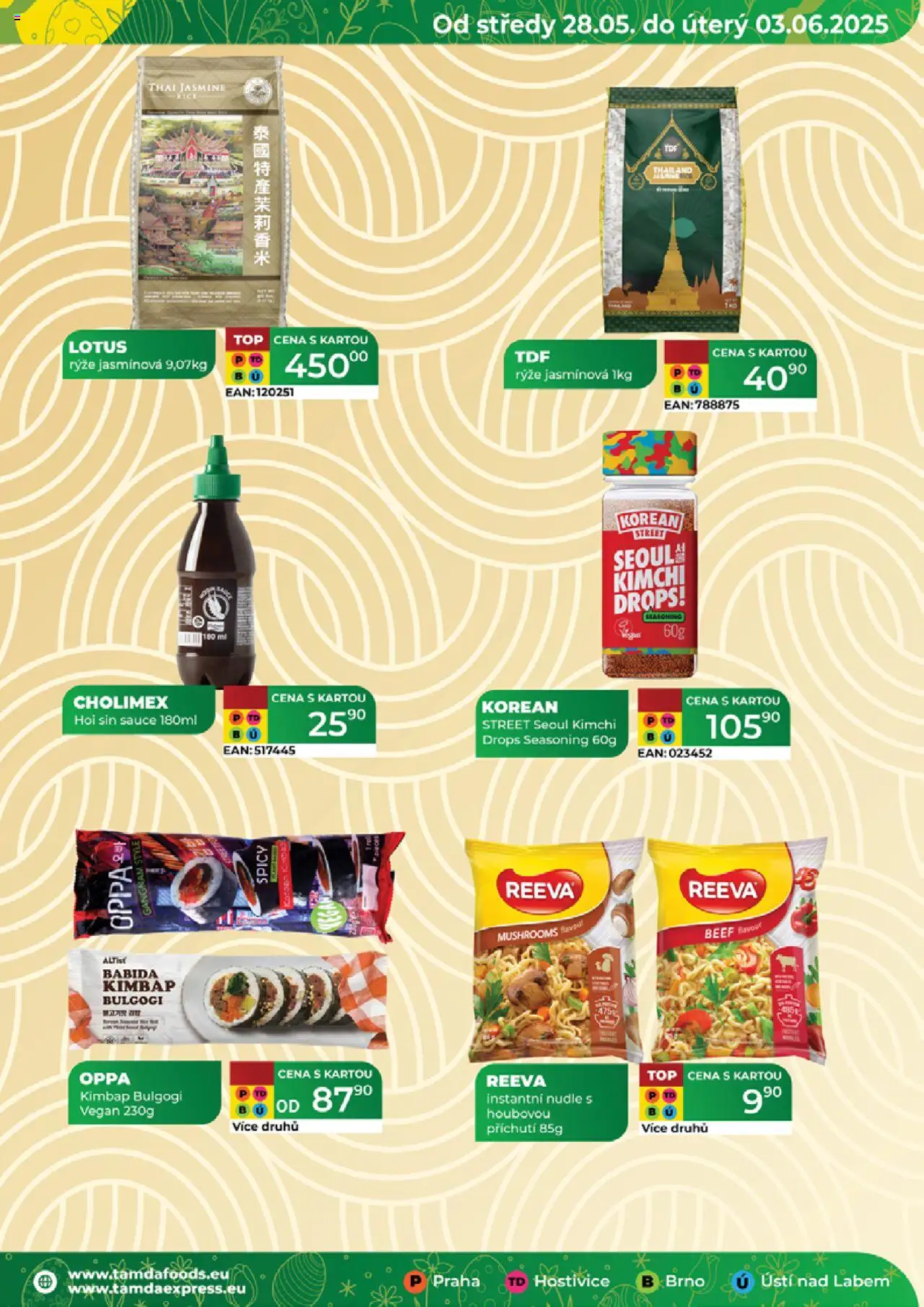 Tamda Foods leták od 28.05.2025 | Strana: 37 | Produkty: Vegan, Rýže, Kimchi, Nudle