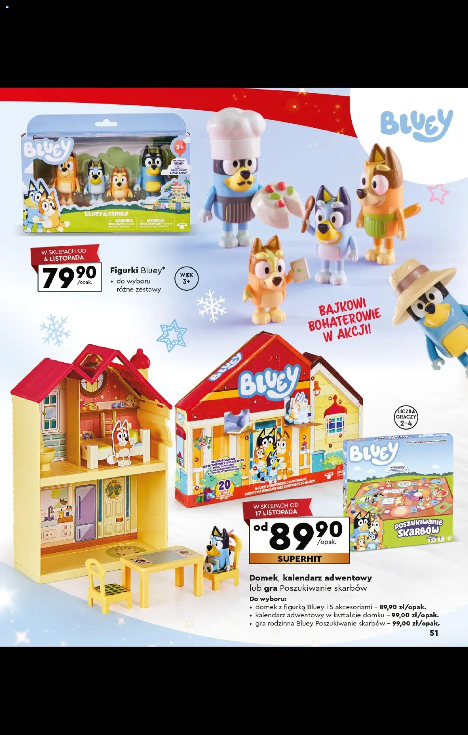Biedronka gazetka - Kraina zabawek od 27.10.2025 | Strona: 51 | Produkty: Gra, Kalendarz adwentowy, Kalendarz, Figurki
