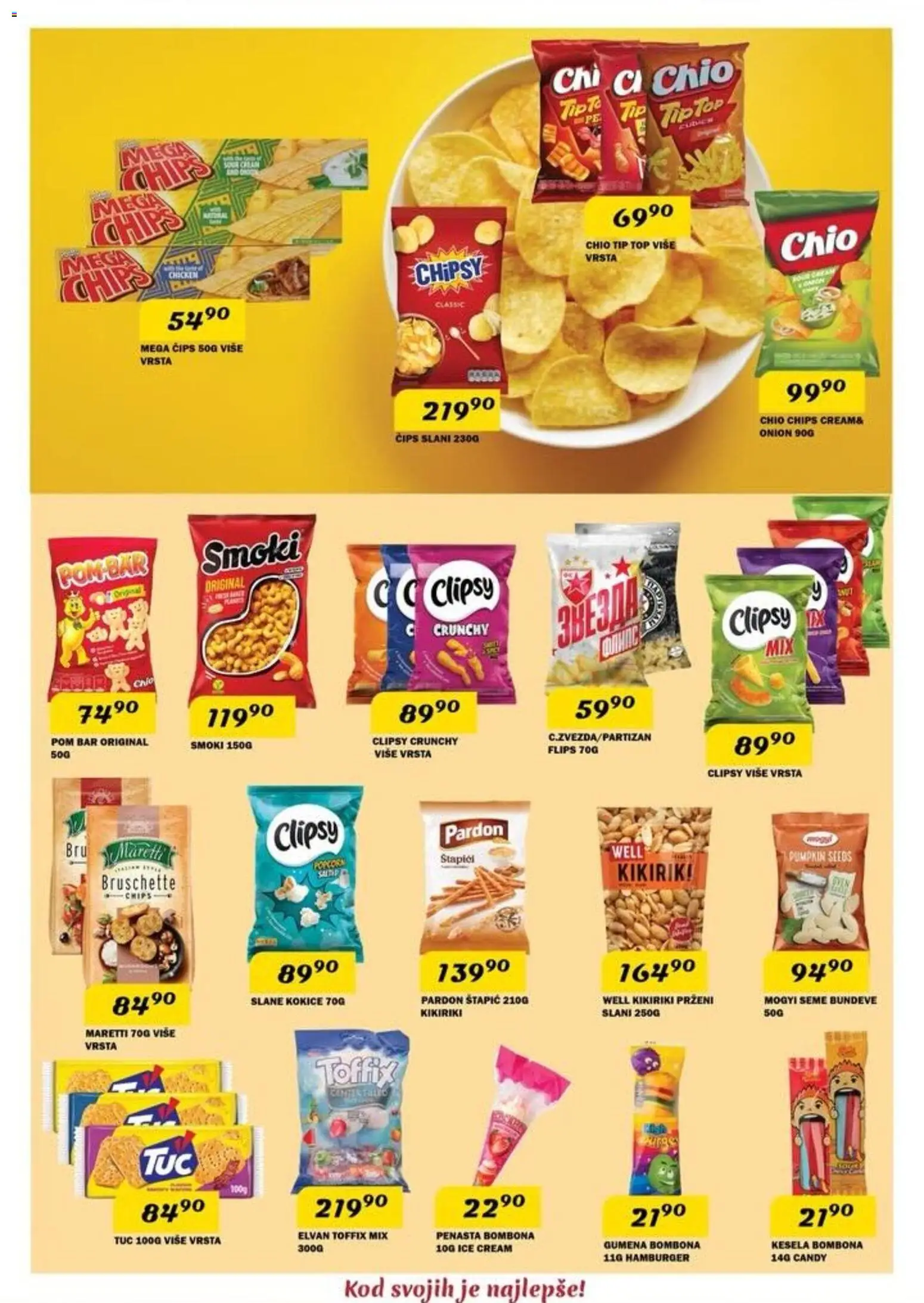 VP Dima katalog - važi od 23.04.2026 | Strana: 8 | Proizvode: Smoki, Tuc, Kikiriki, Candy