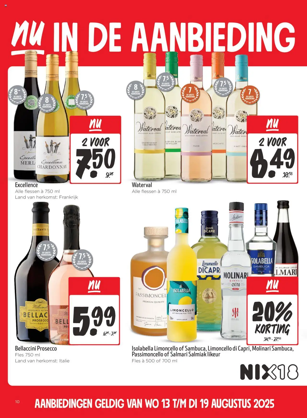  | Pagina: 10 | Producten: Fles