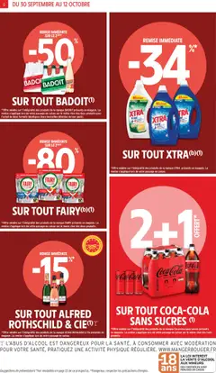 Intermarché - Prévisualisation de FAIRY, Offre valable sur l'intégralité des produits de la marque FAIRY présents en magasin. La remise s'applique lors de votre passage en caisse sur le moins cher des deux produits. valide à partir de 30.09.2025 | Page: 6