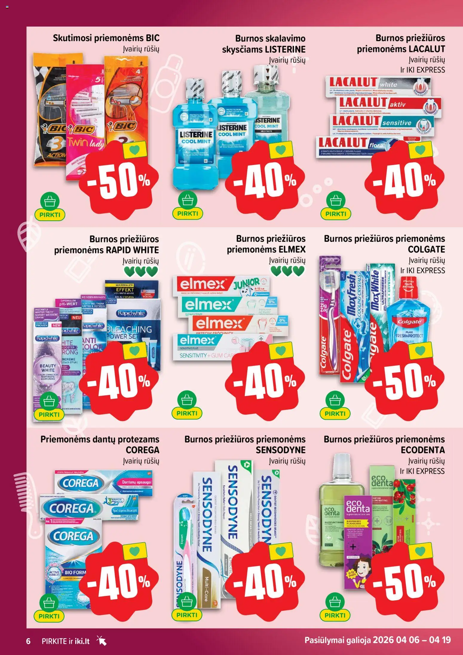 IKI akcijos nuo 13.04.2026 | Puslapis: 6