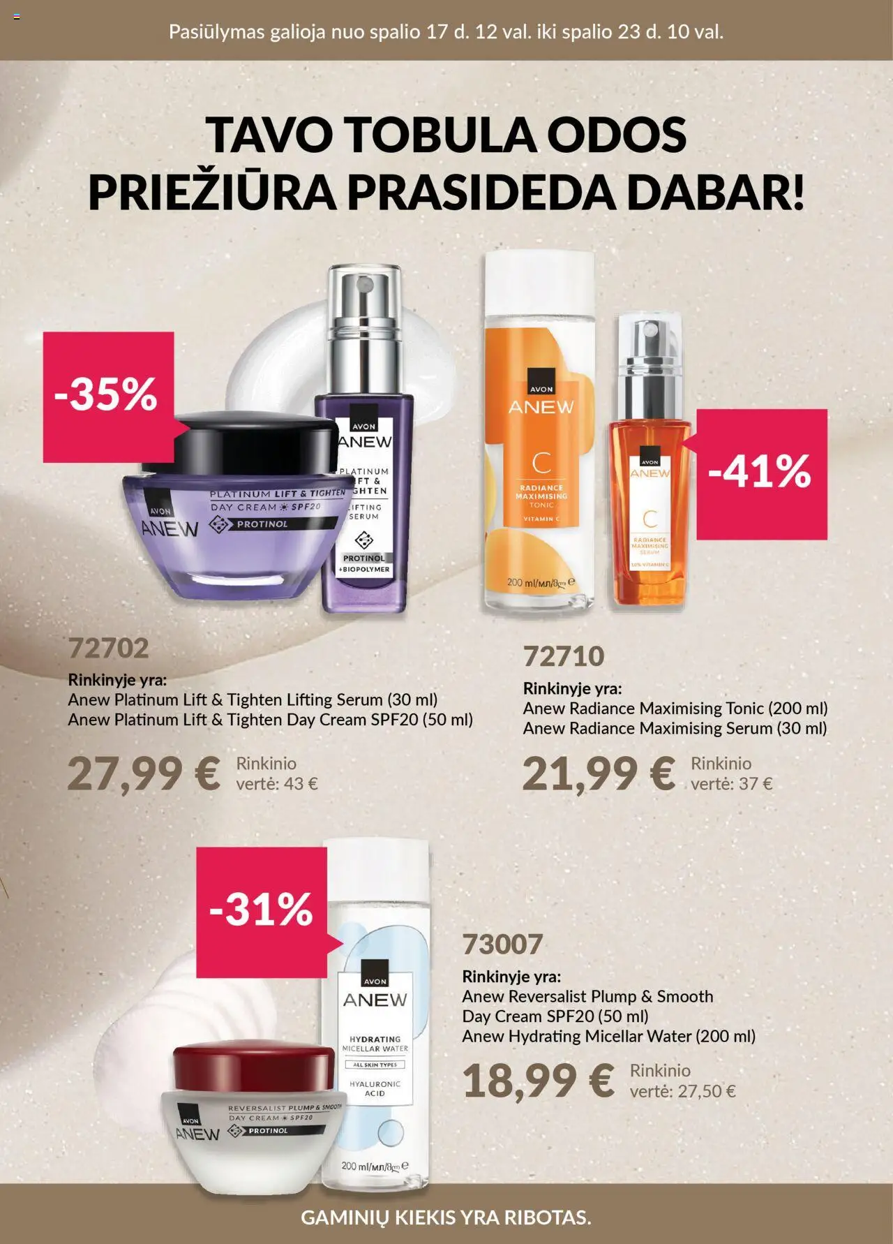 AVON akcijos nuo 17.10.2025 | Puslapis: 1
