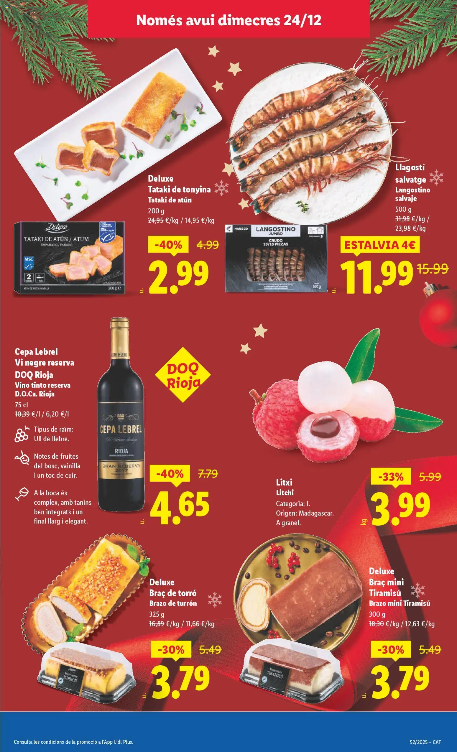 Lidl folleto │ válido desde el 22.12.2025 | Página: 39 | Productos: Vino, Langostino