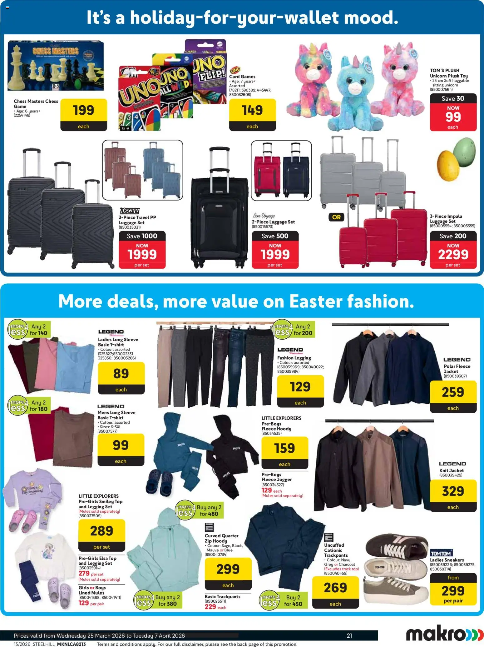 New Makro catalogue – valid from 25.03.2026 | Page: 21 | Products: Sneakers, Trackpants, Jogger, Games