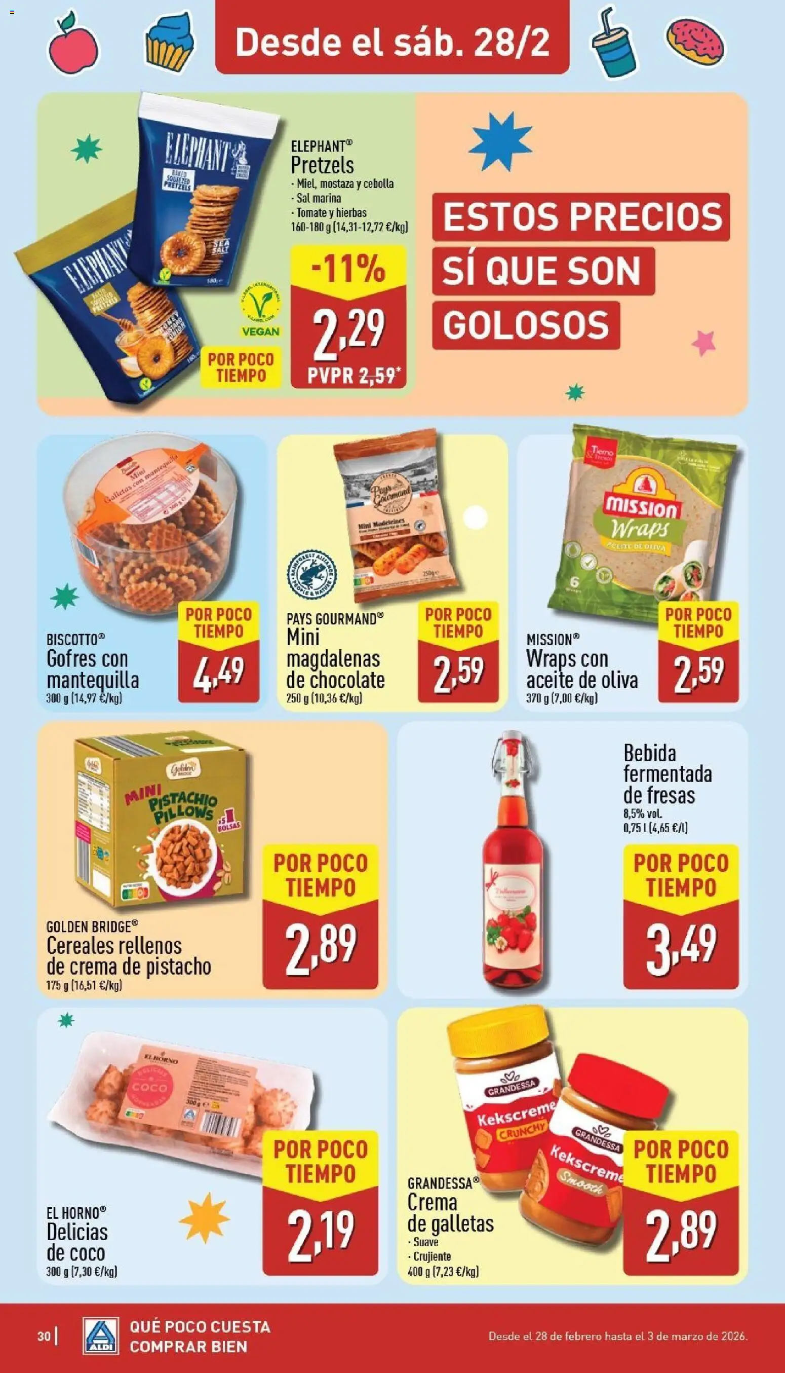 Aldi folleto Canarias │ válido desde el 23.02.2026 | Página: 30 | Productos: El horno, Aceite, Cereales, Aceite de oliva