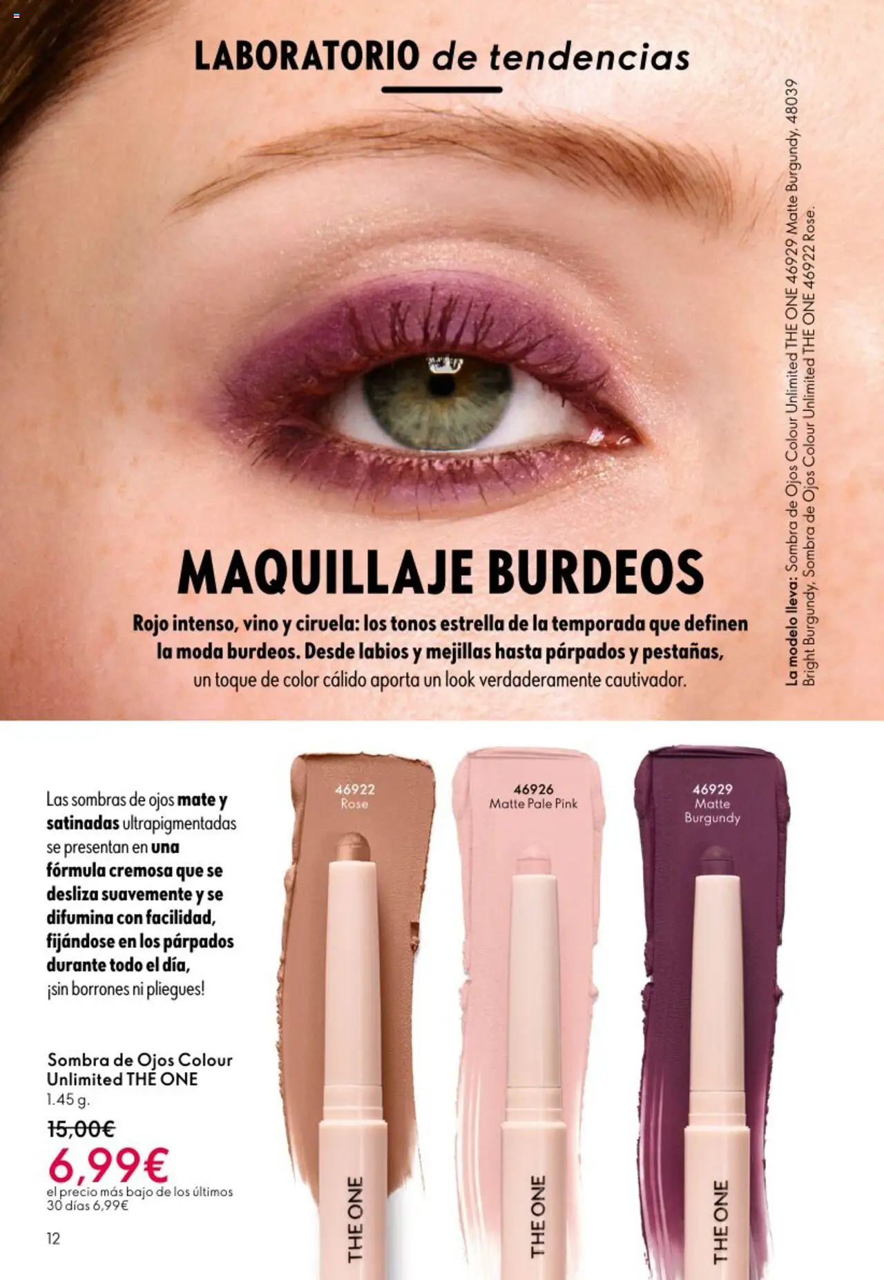 Oriflame - Catálogo Campaña 13 │ válido desde el 14.09.2025 | Página: 12 | Productos: Maquillaje, Sombra, Vino, Sombra de ojos