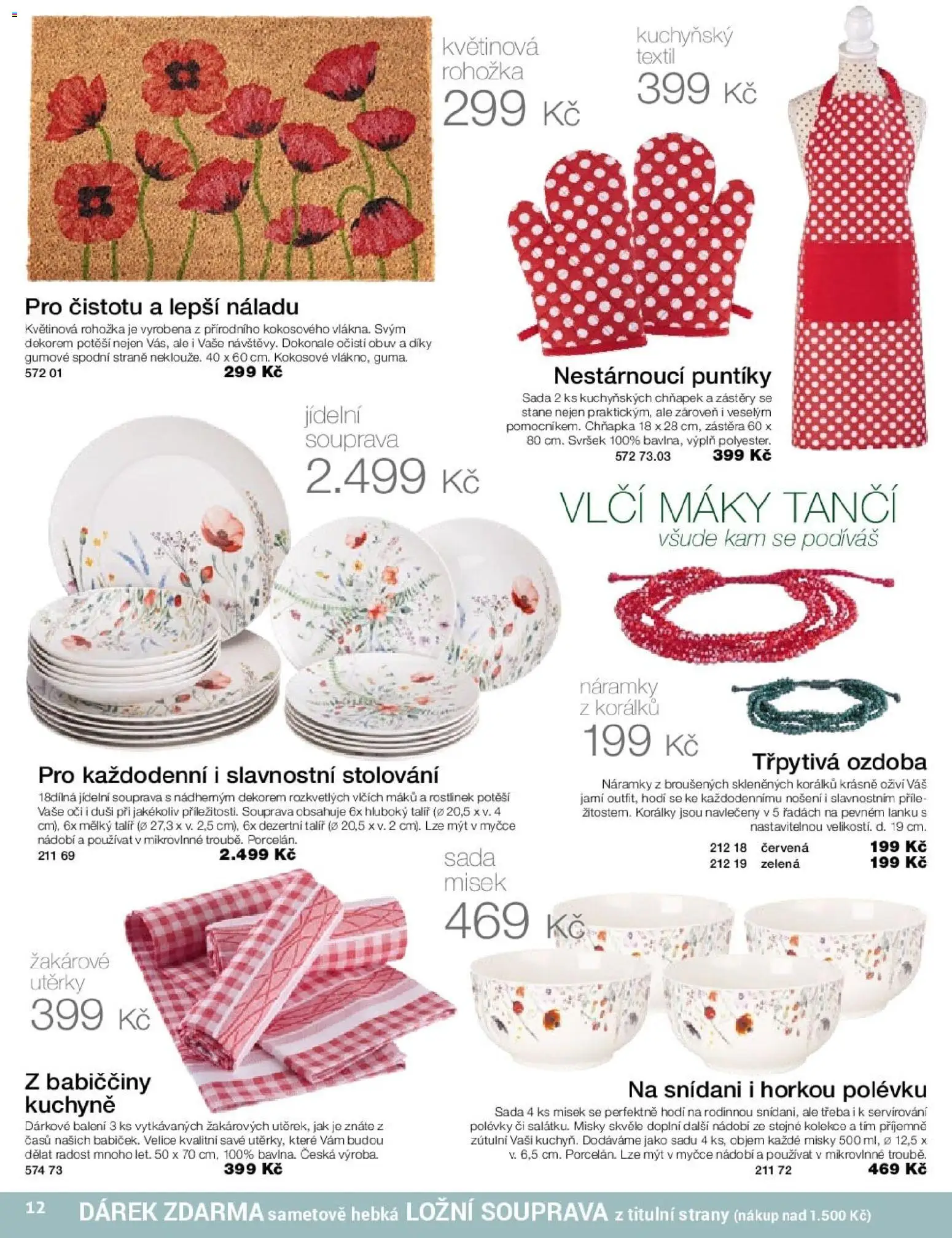 Decodoma katalog od 16.02.2026 | Strana: 12 | Produkty: Korálky, Obuv, Zástěra, Rohožka