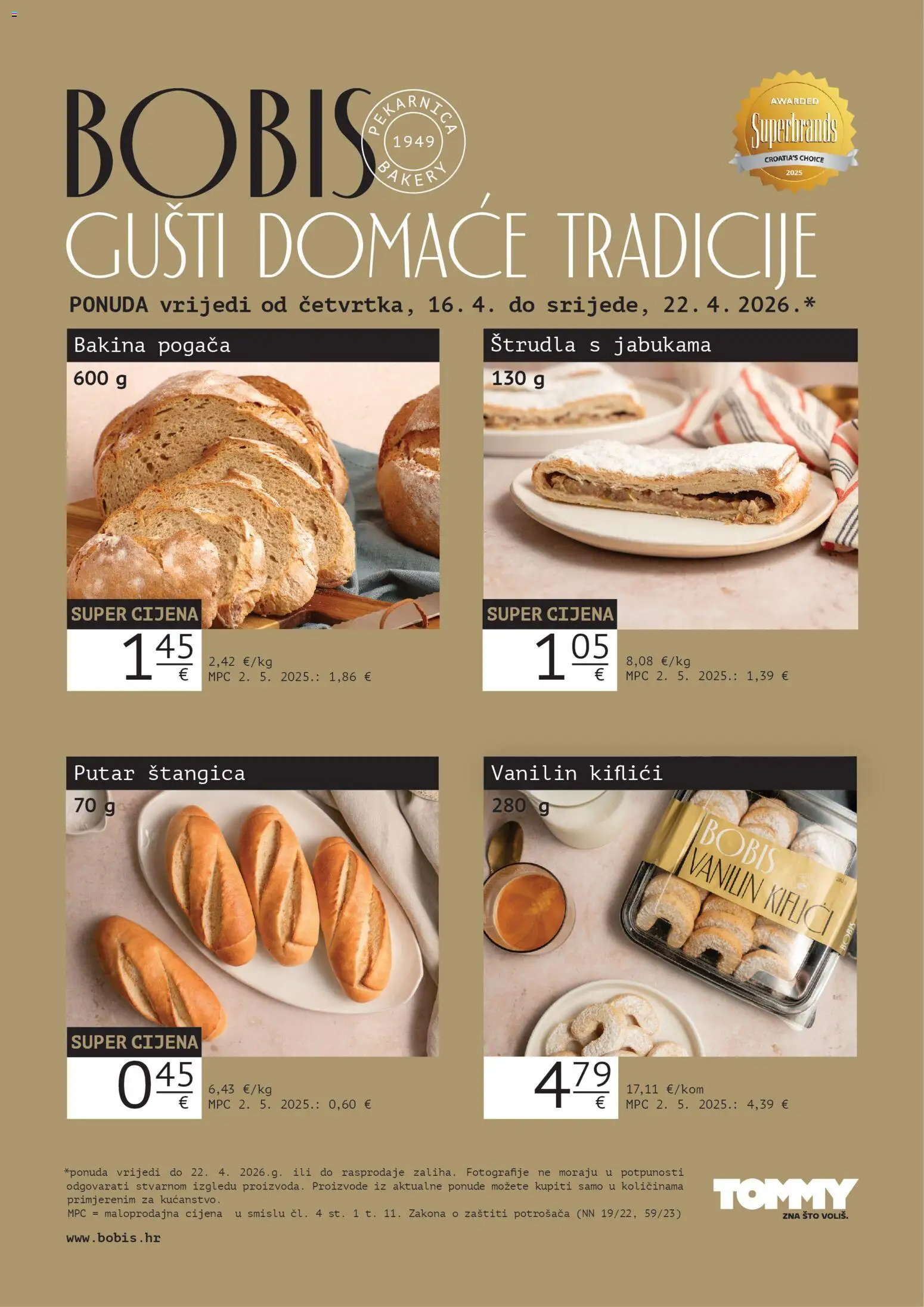 Tommy katalog | vrijedi od 16.04.2026 | Stranica: 1