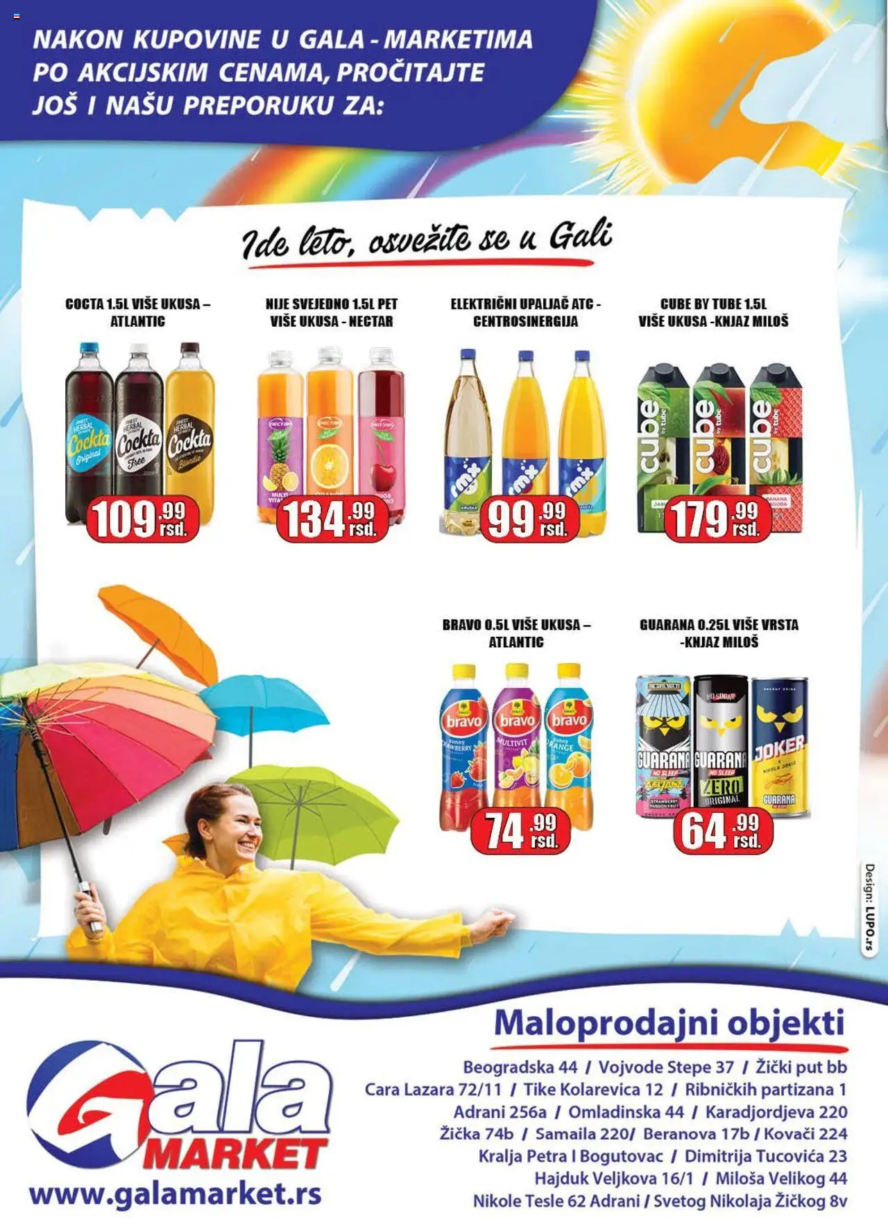 Gala MARKET katalog - važi od 05.06.2025 | Strana: 8 | Proizvode: Banana, Guarana