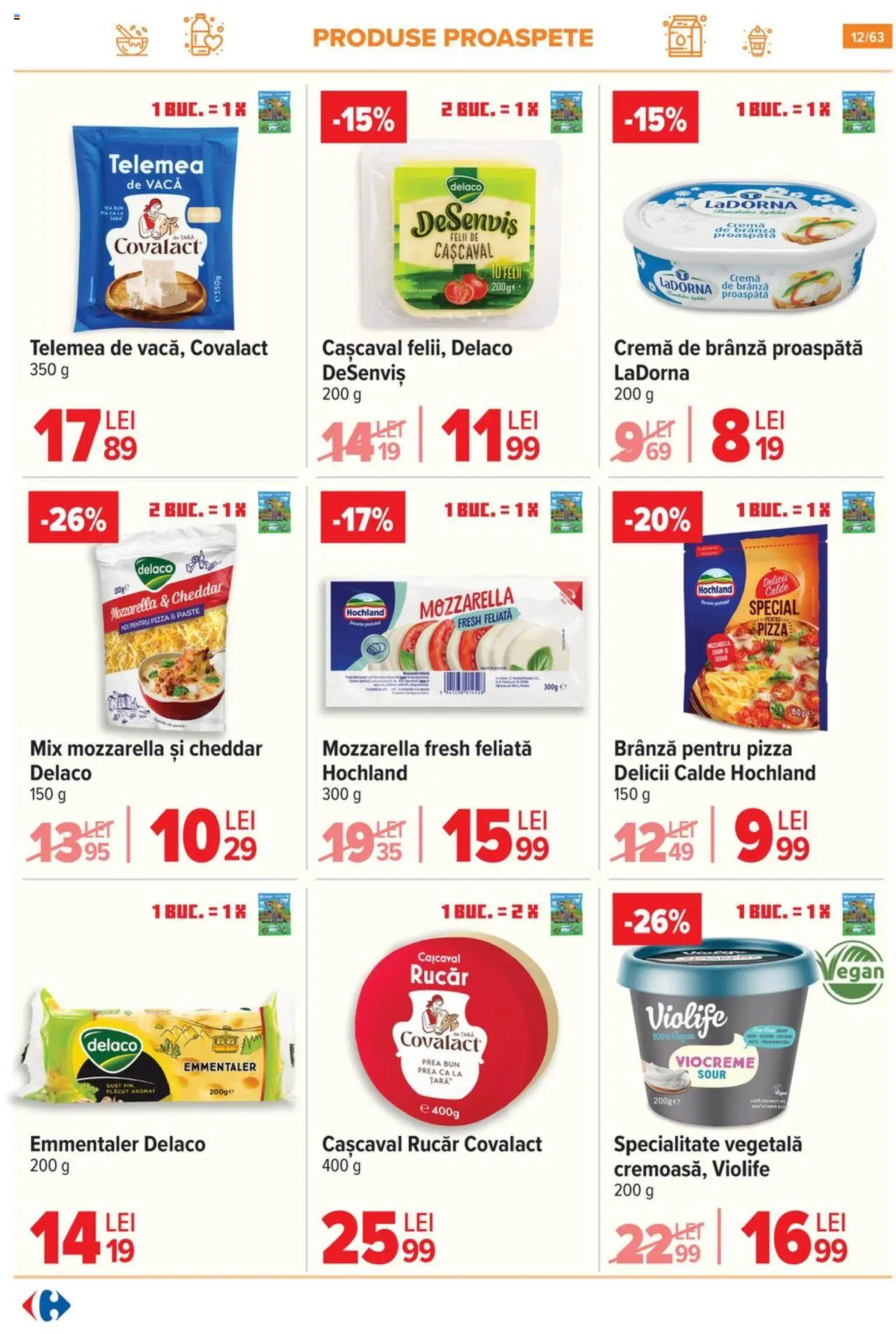 Noul catalog Carrefour – valabil de la 17.09.2025 | Pagină: 12 | Produse: Light Kedi Konservesi, Brânză, Cremă, Cremă de brânză