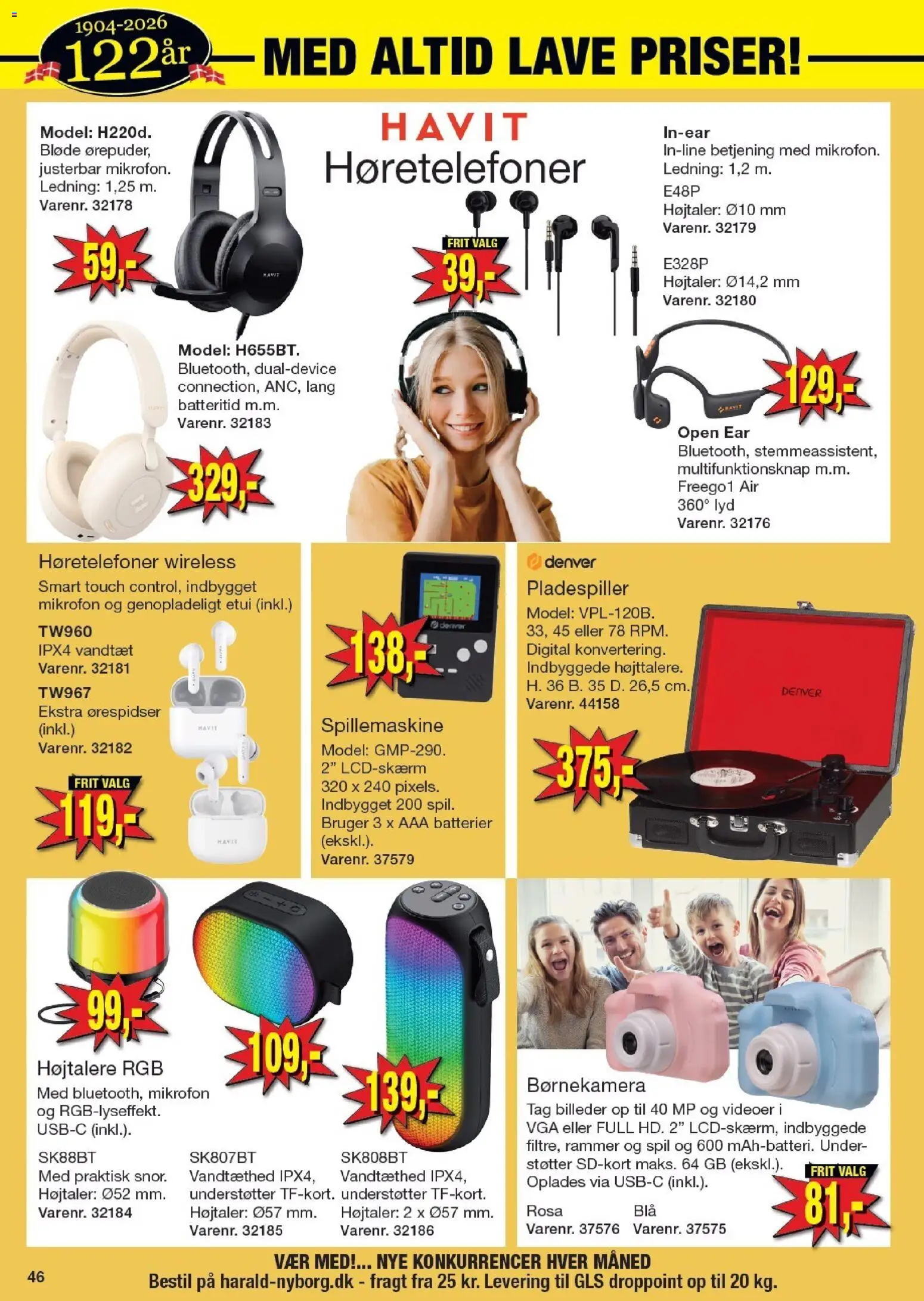 Harald Nyborg tilbudsavis – gyldig fra 12.03.2026 | Side: 52 | Produkter: Batterier, Lyd, Spil, Mikrofon