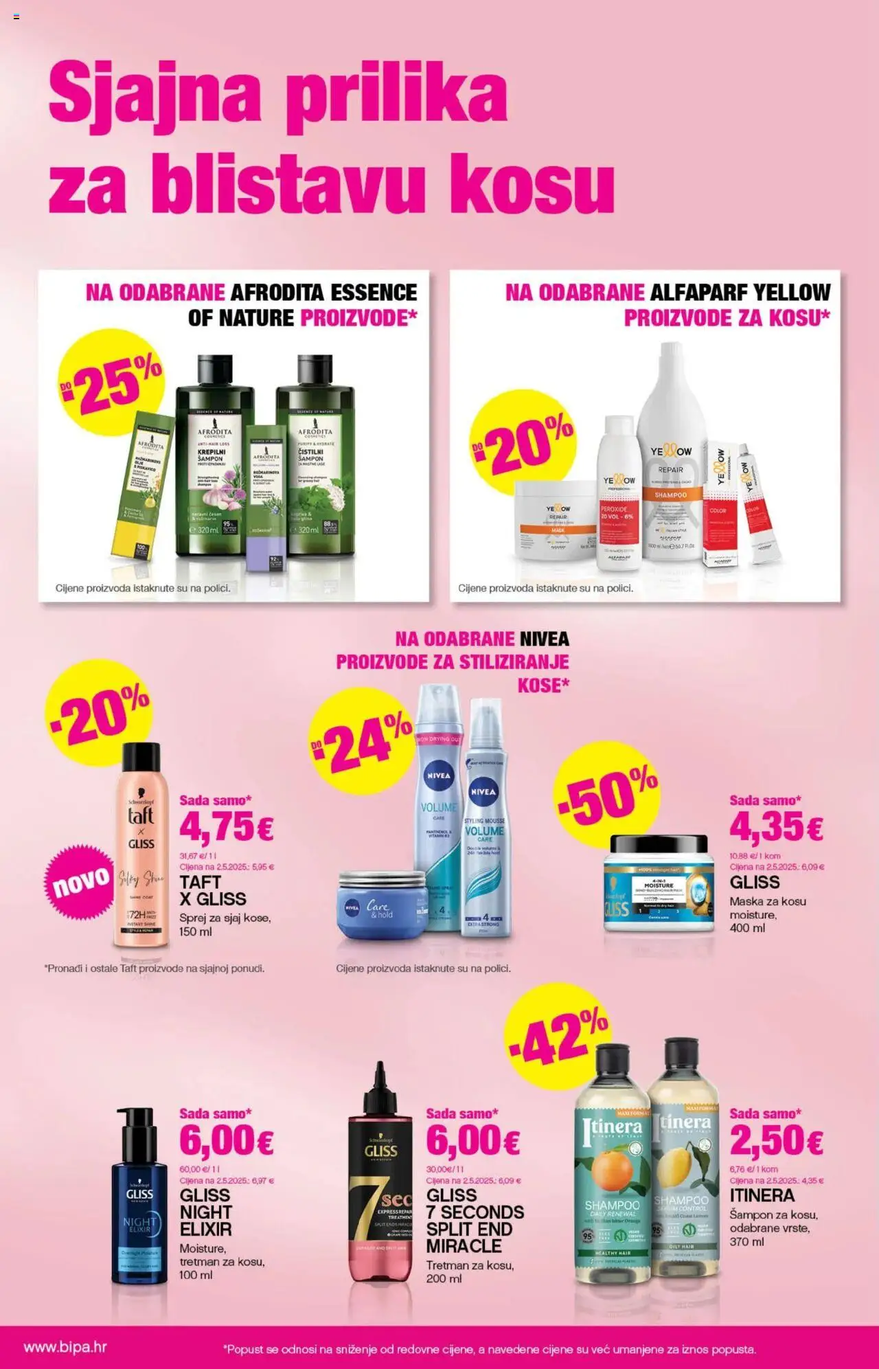 Bipa katalog | vrijedi od 16.10.2025 | Stranica: 11 | Proizvodi: Šampon, Maska za kosu, Maska, Nivea