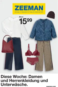 Zeeman Prospekt 	 ab 13.09.2025 gültig