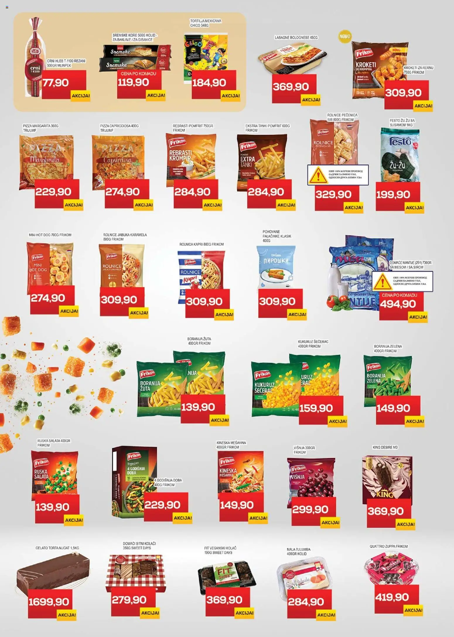 Medius katalog - važi od 24.02.2026 | Strana: 6 | Proizvode: Kolač, Krompir, Sir, Palačinke