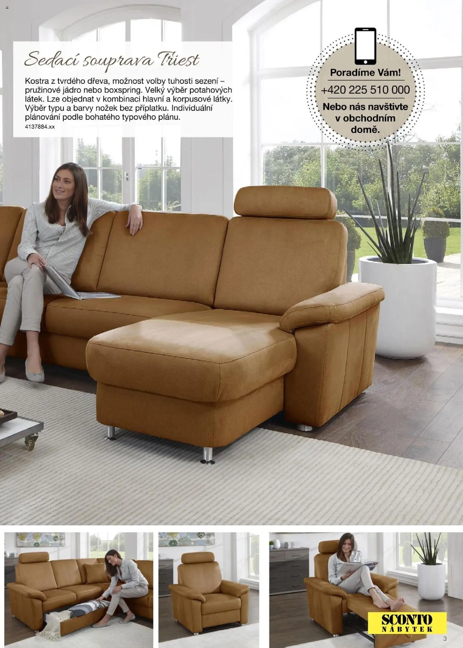 Sconto nábytek katalog - Sedací soupravy od 01.01.2026 | Strana: 3 | Produkty: Sedací souprava, Nábytek, Barvy