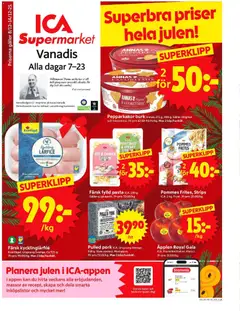 ICA Supermarket - Stockholm - Förhandsvisning av reklamblad från butik ICA Supermarket aktuell från 08.12.2025
