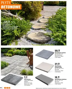 Pogląd oferty "OBI gazetka - Ogród" - ważna od 11.03.2026 | Strona: 262 | Produkty: Plyty