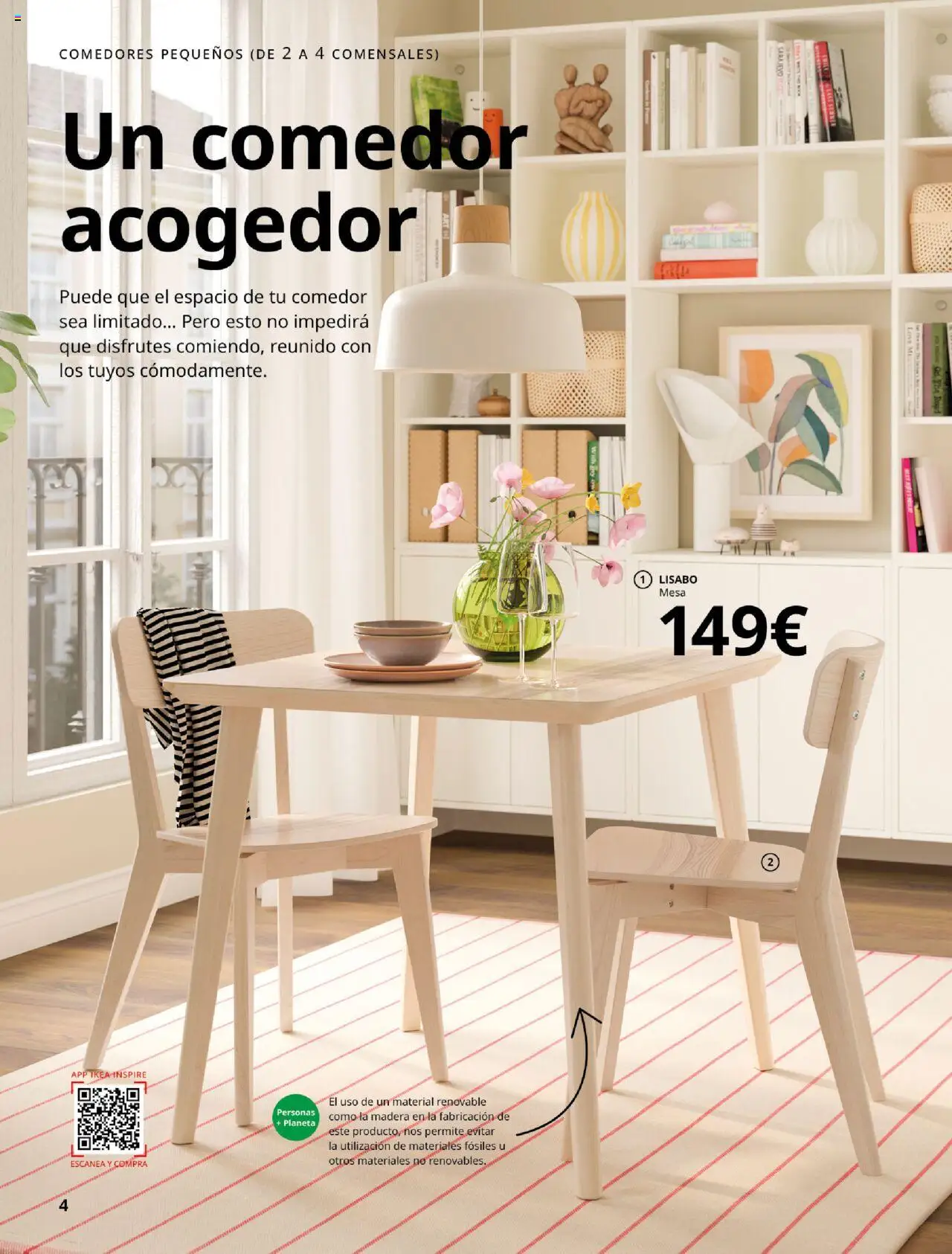 Catálogo IKEA Comedores │ válido desde el 01.09.2025 | Página: 4 | Productos: Mesa
