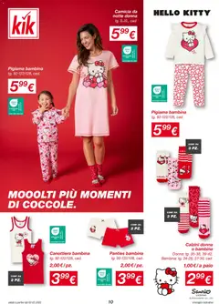 Anteprima del volantino Volantino KiK	 valido a partire dal 02.02.2026 | Pagina: 10 | Prodotti: Camicia, Calzini, Pigiama