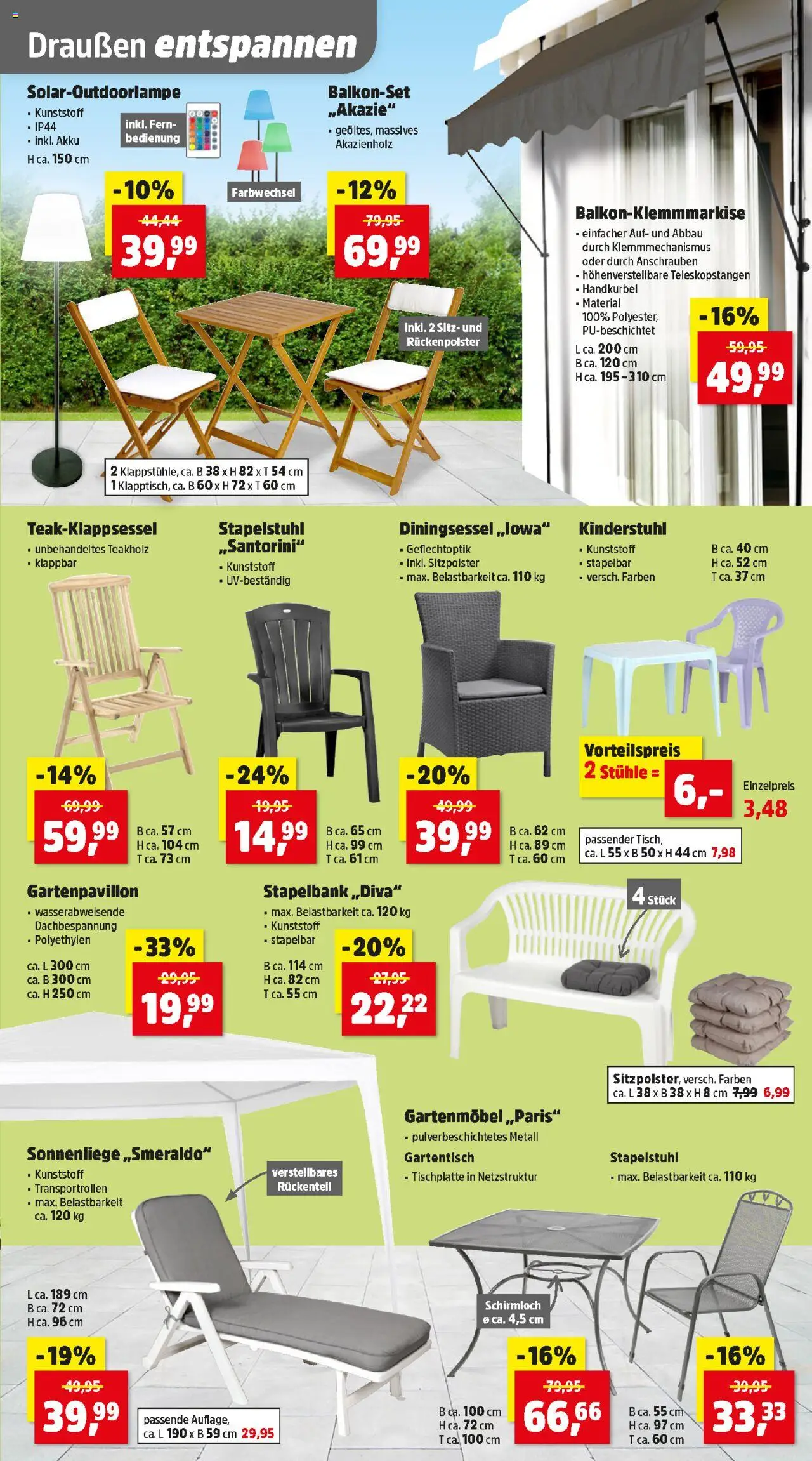 Thomas Philipps Flugblatt gültig ab 14.07.2025 | Seite: 3 | Produkte: Gartenmöbel