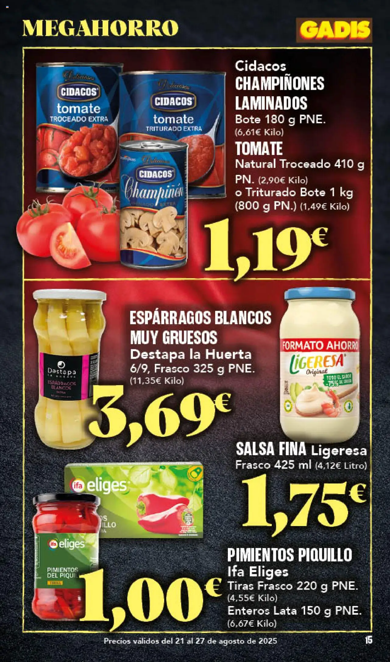 Gadis folleto │ válido desde el 21.08.2025 | Página: 15 | Productos: Νερό καρύδας