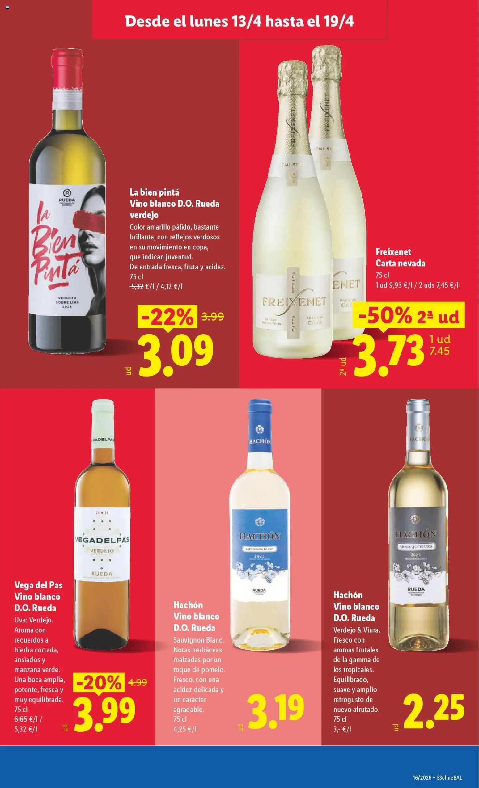 Lidl folleto │ válido desde el 13.04.2026 | Página: 23 | Productos: Vino, Manzana