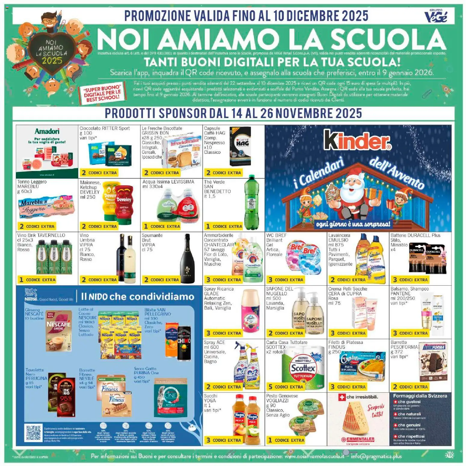 Volantino Paghi Poco del 10.11.2025 | Pagina: 13 | Prodotti: Ketchup, Pesca, Spumante, Scaffale